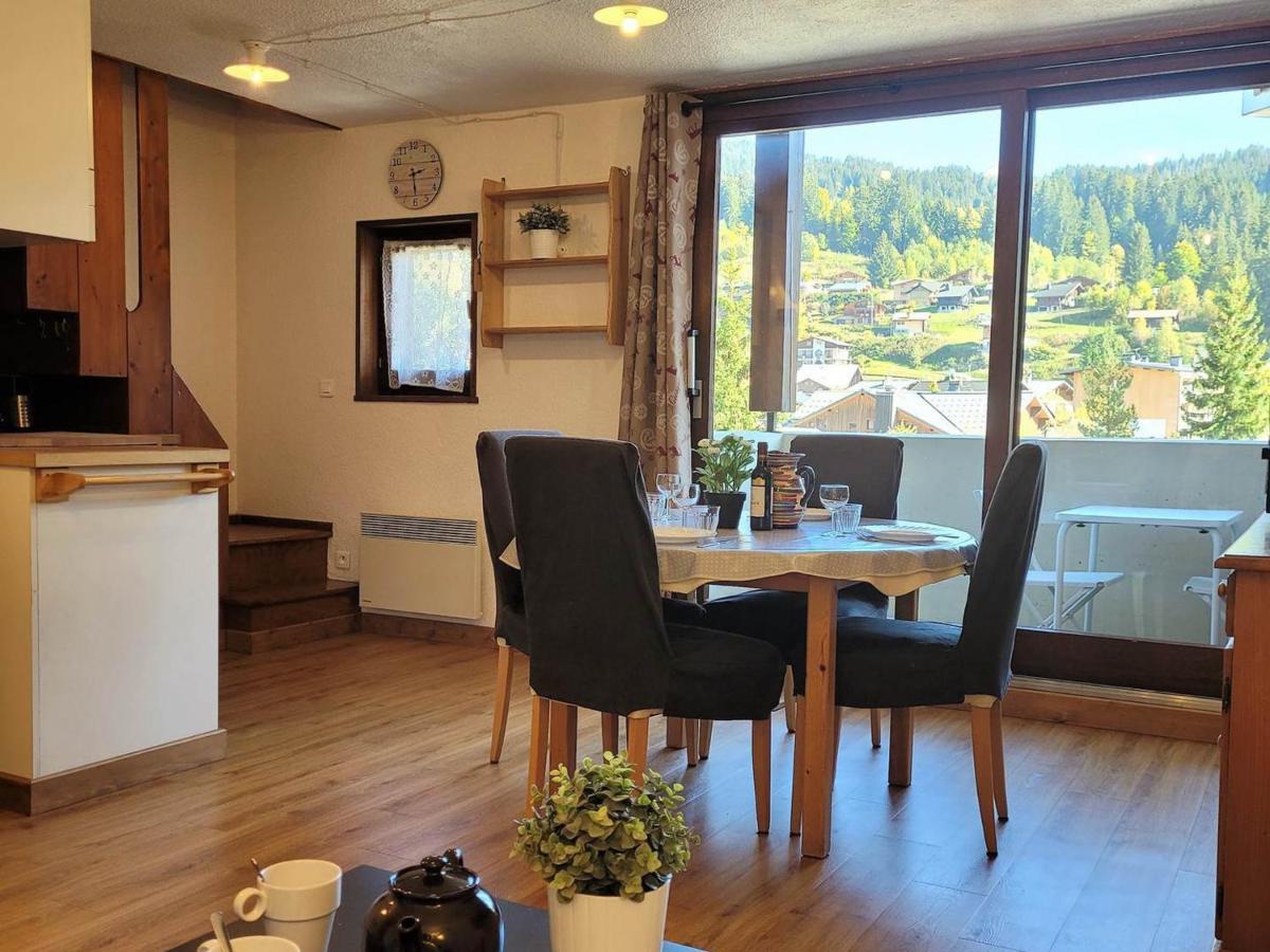Duplex 3 Pieces Aux Gets, Proche Pistes Avec Parking Et Wifi - Fr-1-598-23 Lejlighed Les Gets Eksteriør billede